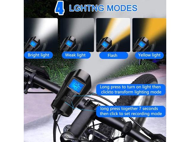 bike light speedometer