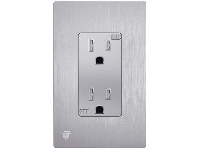 20A AMP GFCI GFI Safety Outlet Receptacle w/ Wall Plate UL Listed Tamper R 15A 