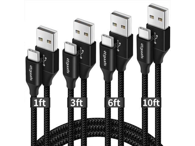 2-Pack, 3ft Nylon Braided A10e A20 A50 A51 A71 USB C Cable 3A Fast Charging Note 20 10 9 8 etguuds USB A to Type C Charger Cord Compatible with Samsung Galaxy S20 S10 S9 S8 Plus S10E Moto G8 G7 