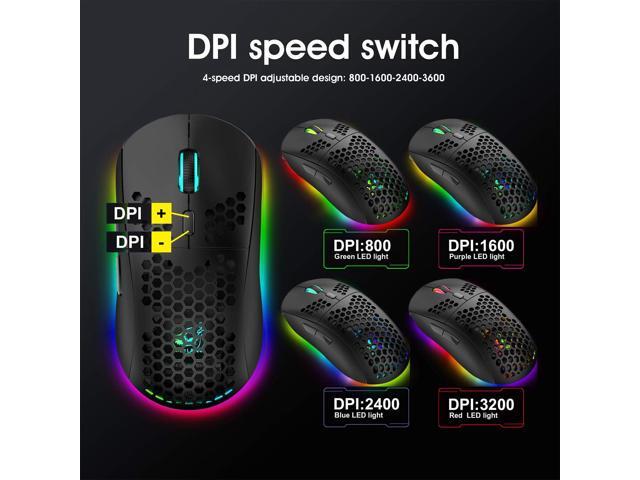 Wireless Gaming Keyboard and Mouse Combo 2200mAh Mini 61 Keys Mechanical Feeling Keyboard with Bluetooth 5.1&2.4G Wireless Dual Modes RGB Backlit ...