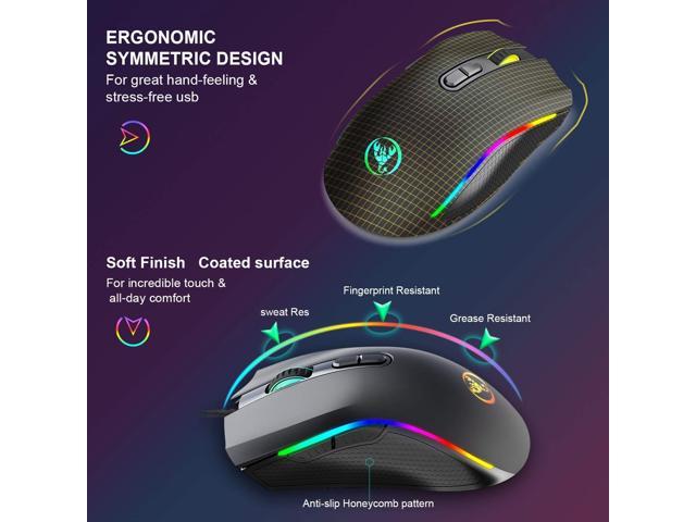 tkoofn rgb gaming mouse