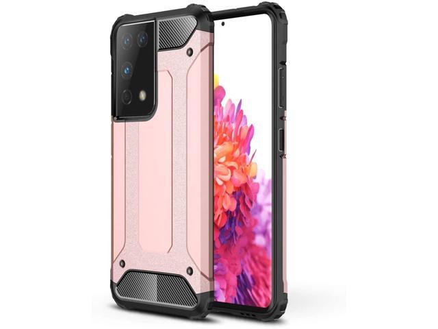 Samsung S21 Ultra Case Shockproof Galaxy S21 Ultra Case Military Grade Drop Tested Slim Dual Layer Samsung Galaxy S21 Ultra 5g Phone Case Rose Gold Newegg Com