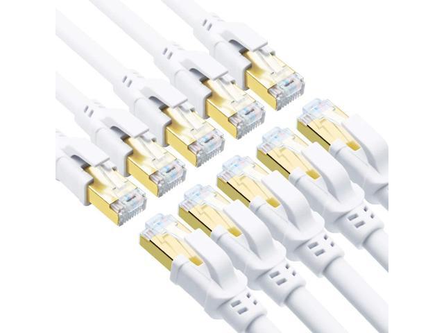 100 ft Blue Gold Plated Contacts Male to Male Patch Cord Cat5e Ethernet Cable 2 Pack 100 ft Blue Gold Plated Contacts Male to Male Patch Cord Cat5e Ethernet Cable 2 Pack