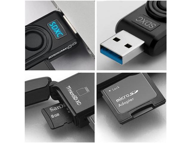 SD/TF Card Cover SDHC SD SD Card + Micro SD Card MMC Memory Cards Micro SDHC 2 Slots Rocketek 2 in 1 SD Card Reader Micro SD UHS-I SD for SDXC USB 3.0 Memory Card Reader Micro SDXC