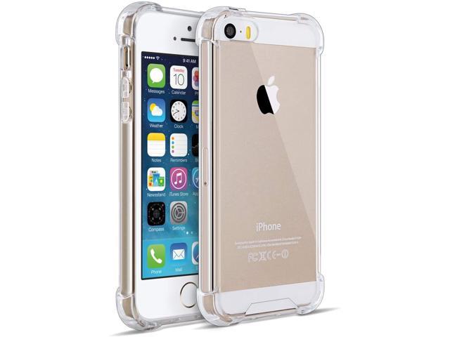 Aktentas Bruidegom Mondstuk MUNDULEA Case iPhone SE (2016 Edition)/iPhone 5s/ipphone 5 Crystal  Protection Clear Shock Absorption Technology Bumper Soft TPU Cover  Compatible iPhone 5s Case (Clear) - Newegg.com