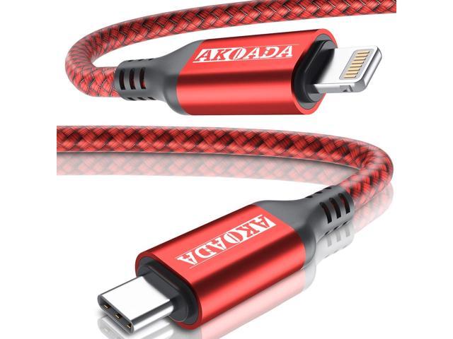 Phone Charger CNANKCU Nylon Braided USB Fast Charging Compatible with iPhone 11 Pro Max Xs X XR 8 7 6s 6 SE 5 5s 5c iPad iPod 3-3-6-6-10FT, MFi Certified