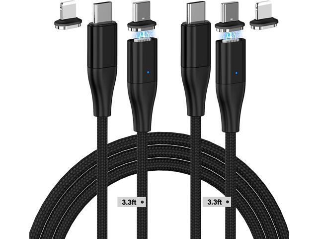 Red 3A Fast Charging Data Transfer USB Magnetic Cable,Nylon Braided 3 in 1 USB C,Micro USB Phone Charger Cable Compatible with Android Products Utotrip Magnetic Charging Cable, 2-Pack,3ft,6ft Red 3A Fast Charging Data Transfer USB Magnetic Cable,Nylon Braided 3 in 1 USB C,Micro USB Phone Charger Cable Compatible with Android Products Utotrip Magnetic Charging Cable, 2-Pack,3ft,6ft
