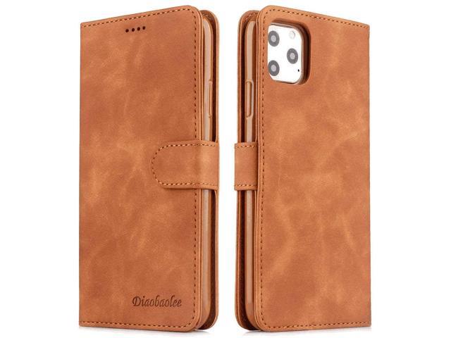 iPhone Xs Flip Case Cover for Leather Kickstand Card Holders Cell Phone case Extra-Shockproof Business Flip Cover 