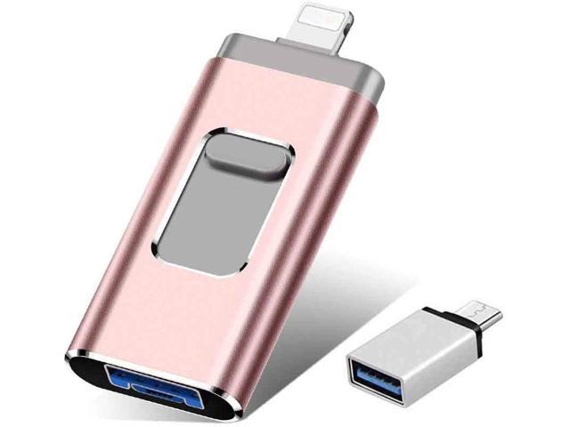 1000GB, Pink iPhone Memory Stick USB Flash Drive for iPhone 1tb iPhone Photo Stick External Storage for iPhone/PC/iPad/Android and More Devices with USB Port 