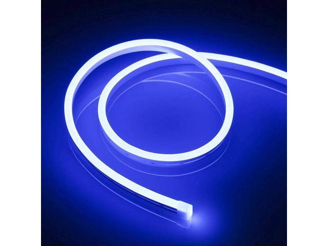 jogger statisch Atticus iNextStation Neon LED Strip Light 16.4ft/5m 12V DC 600 SMD2835 LEDs  Waterproof Flexible LED NEON Light for Indoors Outdoors Decor [ Blue | No  Power Adapter] - Newegg.com