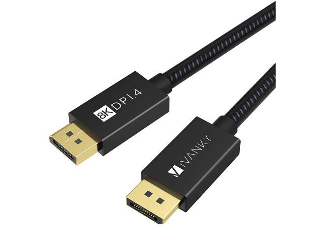 2K@144Hz DP to DP Cable Gold-Plated connectors for Computer DP Cable 3ft High Speed DisplayPort to DisplayPort Cable Desktop 1M PC Black BIFALE Displayport Cable 4K@60Hz Laptop 