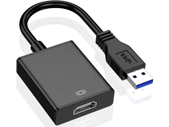 USB 3.0/2.0 to VGA Adapter 1080P HD Multi-Display Video Converter Compatible with Windows 7/8 / 8.1/10 for Computer Desktop PC Monitor USB to VGA Adapter Laptop Projector,HDTV 