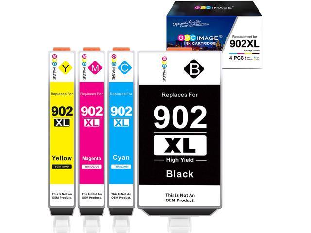 2 Black, 1 Cyan, 1 Magenta, 1 Yellow, 5 Packs ColorKing Remanufactured Ink Cartridge Replacement for HP 902 XL 902XL Ink Cartridges to use with HP Officejet Pro 6978 6968 6962 6958 6970 6975 Printer 