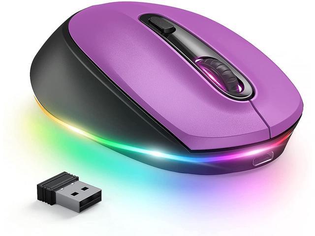 purple led mouse