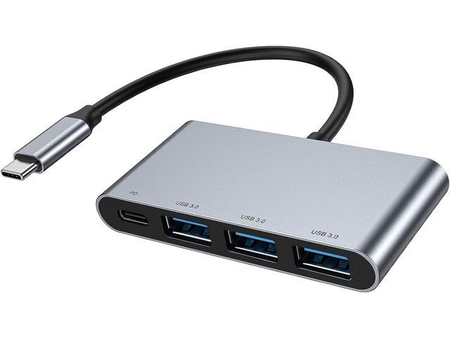 USB C Hub MacBook Pro USB Adapter MacBook Accessories with USB 3.0 Ports PD 3.0 Port USB C Port for Charging Mac Compatible MacBook Pro /Air 2021-2018 iPad