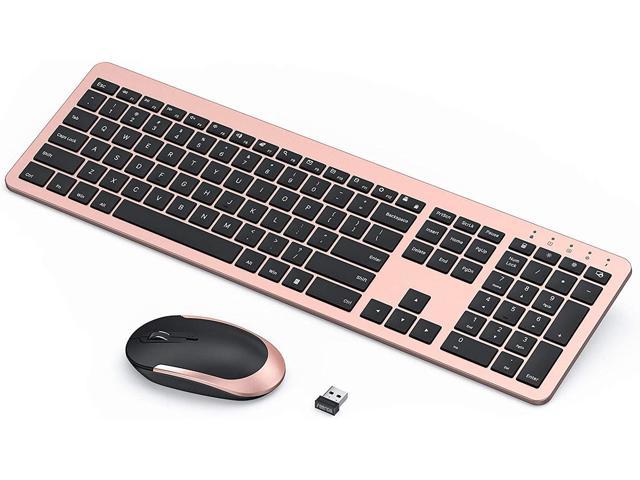 wireless keyboard and mouse combo rechargeable