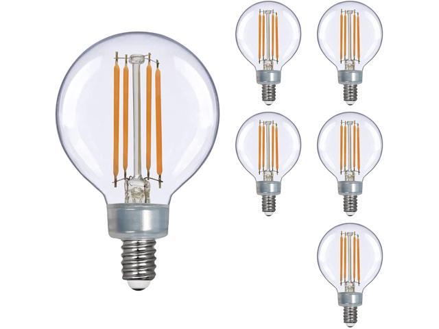 Candelabra E12 UL listed LED Light Bulbs 120V 4W 2700K Dimmable chandelier 8 