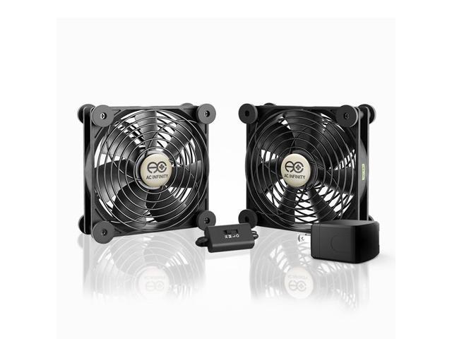 Ac Infinity Multifan S P Quiet Dual Mm Ac Powered Fan With Speed Control Ul Certified For