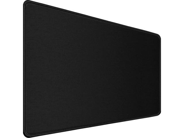 Black Gaming Mouse Pad AREYTECO Big Mouse Pad Durable 31.5x15.7x0.12 Large XL Extended Waterproof Non-Slip Base Long Keyboard XXL Mouse Pad with Stitched Edges for Office Gaming Large Mouse Pad 