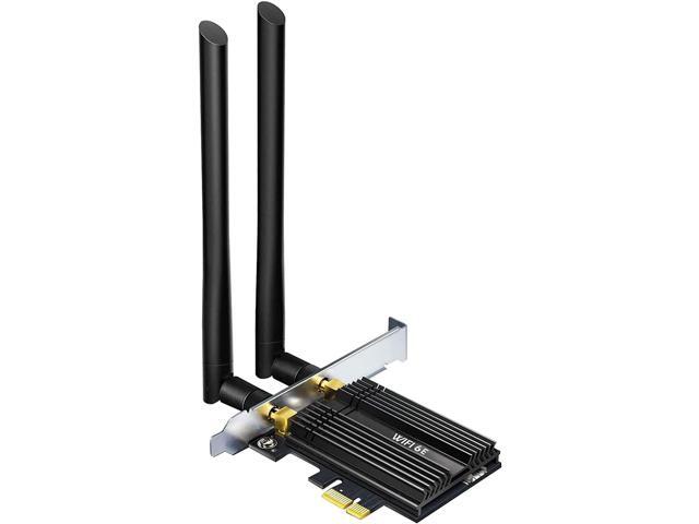 WiFi 6E AX210 PCIe WiFi Card for PC Bluetooth 5.2 with Heat Sink (2.4GHz 574Mbps or 5GHz 6GHz2400Mbps) Intel AX210 Chip MU-MIMO OFDMA Ultra-Low Latency 802.11AX Dual-Band PCI-E Card - Newegg.com WiFi 6E AX210 PCIe WiFi Card for PC Bluetooth 5.2 with Heat Sink (2.4GHz 574Mbps or 5GHz 6GHz2400Mbps) Intel AX210 Chip MU-MIMO OFDMA Ultra-Low Latency 802.11AX Dual-Band PCI-E Card - Newegg.com