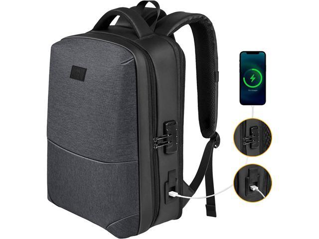 15.6"Laptop Backpack Anti-theft with USB Charging Port Rucksack for Men/Women 