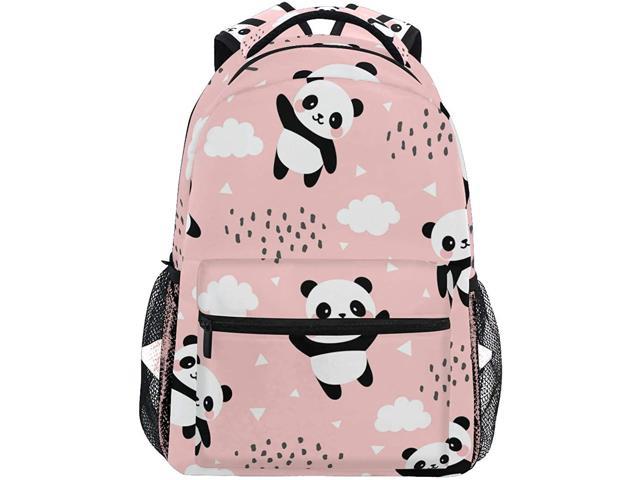 Durable School Bag Laptop Backpack Travel Large Capacity Camping Daypack Cute Panda 