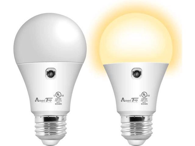 Led Smart Bulb Security Light Dusk To Dawn 9w = 60w Equivalent 800L 3000k E26 