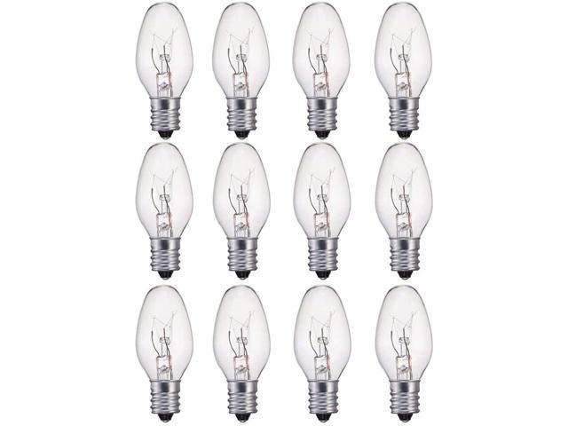 7-Watt 7C7 Indicator Lamps 6 Lamps In Package 120 Volt Night Light Bulbs NEW ! 