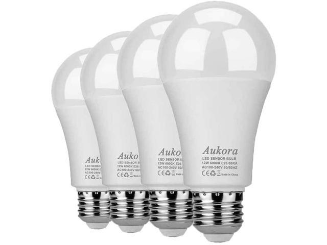 50W 6000K 120V LED Indoor Outdoor Shatter Resistant Light Bulb Bright 4 Pack 
