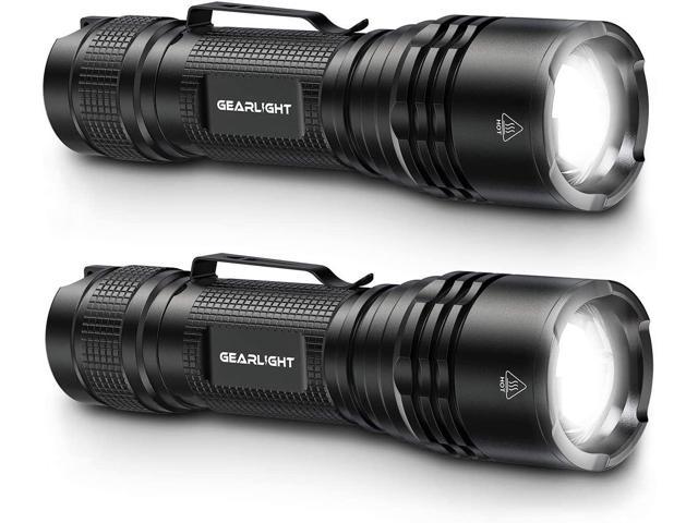 NEW! 2 Pack Tactical Flashlight Ultra Bright High Quality Outdoor Handheld LED   