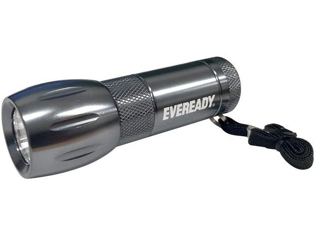 Metal WITH BATTERIES Eveready LED Pocket light Compact Flashlight Bright White 