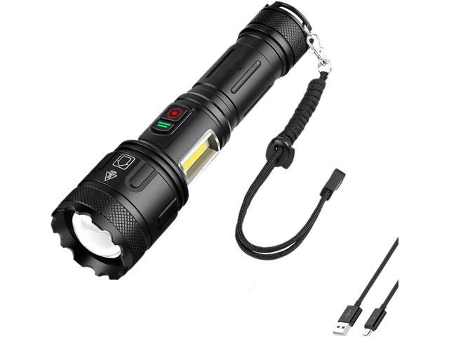 Rechargeable Super Bright XHP160 16-Core LED Spotlight Flashlight USB Zoom Torch 