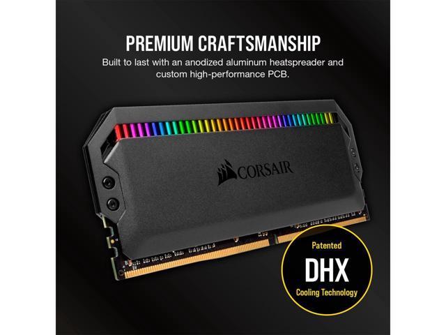 CORSAIR Dominator Platinum RGB 32GB (2 x 16GB) 288-Pin DDR5 SDRAM DDR5 5200  (PC5 41600) Intel XMP 3.0 Desktop Memory Model CMT32GX5M2B5200C40