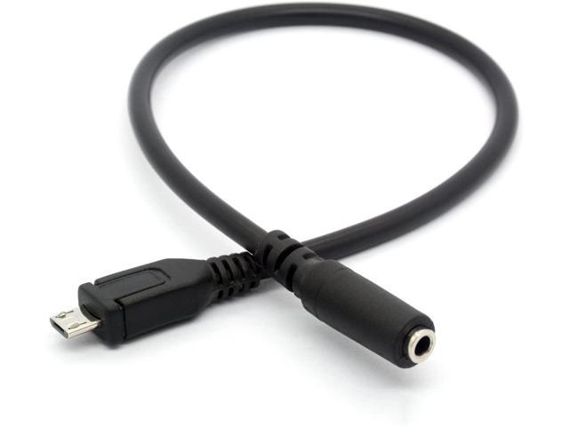 Tag væk Taknemmelig Bloodstained Micro USB Male to 3.5mm Female AUX Audio Cable Cord for Headset Adapter  Active Clip Mic Microphone (Mini Male to 3.5mm Female) - Newegg.com