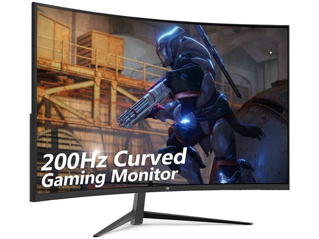 Z-EDGE UG27 27" 1080P 200Hz 1ms Curved Gaming Monitor, FreeSync, HDR10 compatible, 350cd/m², with RGB Light, Ultra-Slim Bezel, HDMI x2, Built-in Speakers