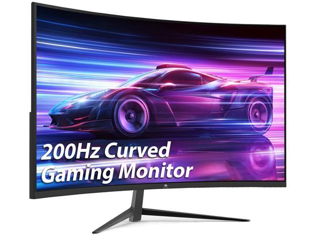 Z-EDGE UG27 27" 1080P 200Hz 1ms Curved Gaming Monitor | FreeSync | HDR10 Compatible | 350cd/m² | RGB Light | Ultra-Slim Bezel | HDMI x2 | Built-in Speakers