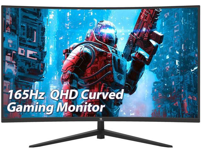 Z-EDGE UG32 32" 2560x1440 2K QHD 165Hz 1ms Curved Gaming Monitor, HDR10, FreeSync, HDMI x2 , DisplayPort x2, Eye-Care Technology, Built-in Speakers