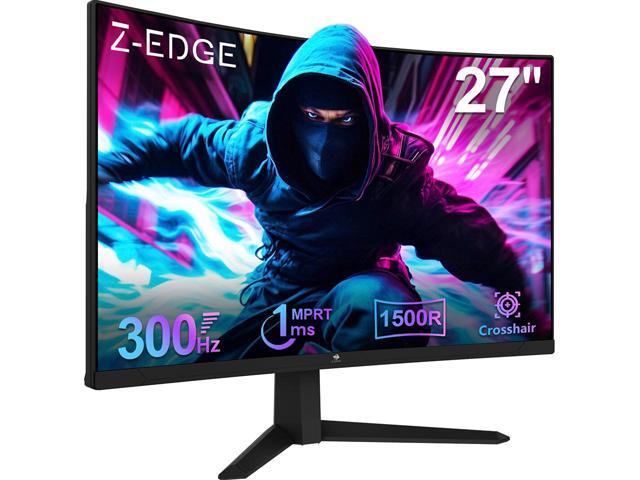 Z-EDGE UG27S 27" 1080P Full HD 1920 x 1080 300Hz 1ms 1500R Curved Gaming Monitor, HDMI x 2, DP x 2