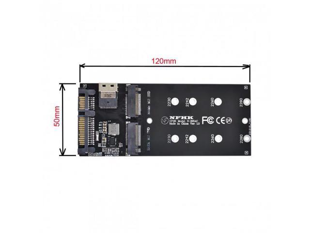 NFHK SFF-8654 a U2 Kit NGFF M-Key a Slimline SAS NVME PCIe SSD SATA adaptador para placa base 