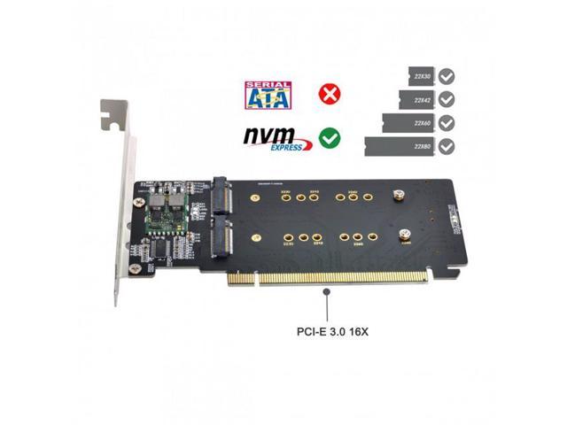 Chenyang Cable 4X NVME M.2 AHCI to PCIE Express 3.0 Gen3 X16 Raid