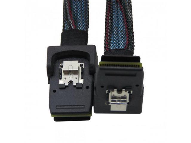 Cablecc Cavo Mini SAS SFF-8087 36 Pin A 36 Pin – 1 Metro, Connettore Dritto E Angolato 90° - 2
