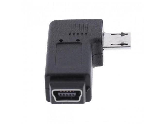 Xiwai Cy U Ri Degree Right Angled Mini Usb Female To Micro Usb Male Data Sync Power