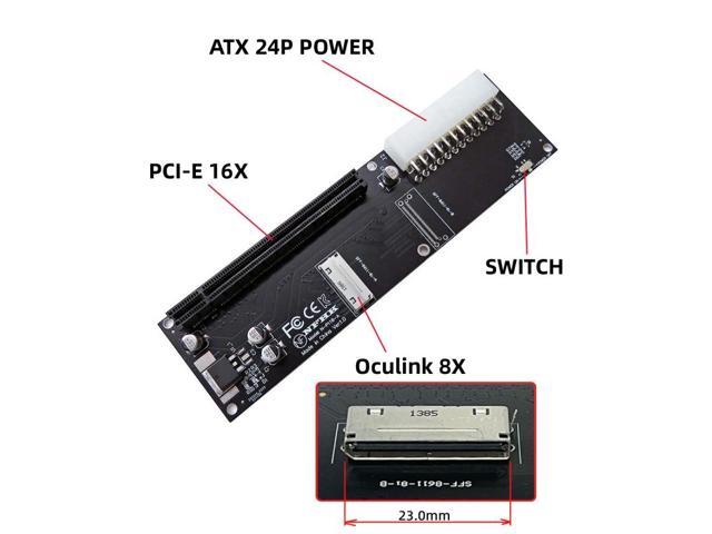 Cablecc 4X Oculink SFF-8612 SFF-8611 A PCI-Express 16x