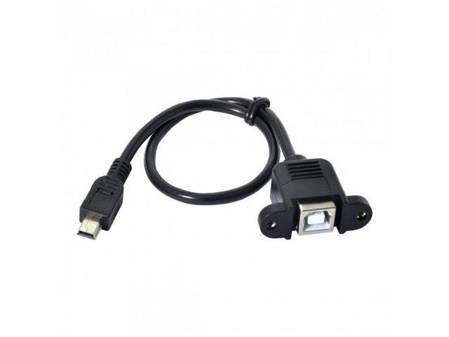 CYSM Mini USB 5pin Male To USB B Female Panel Mount Type Cable With ...