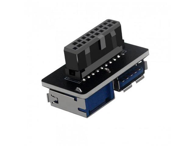 Shenzhong Dual USB 3.0 A Type Female to Motherboard 20/19 Pin Box ...