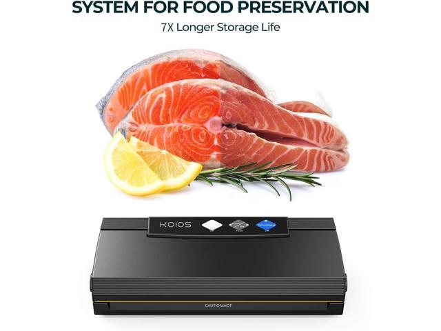 Koios Vacuum Sealer, 80Kpa Automatic Food Sealer with Cutter with