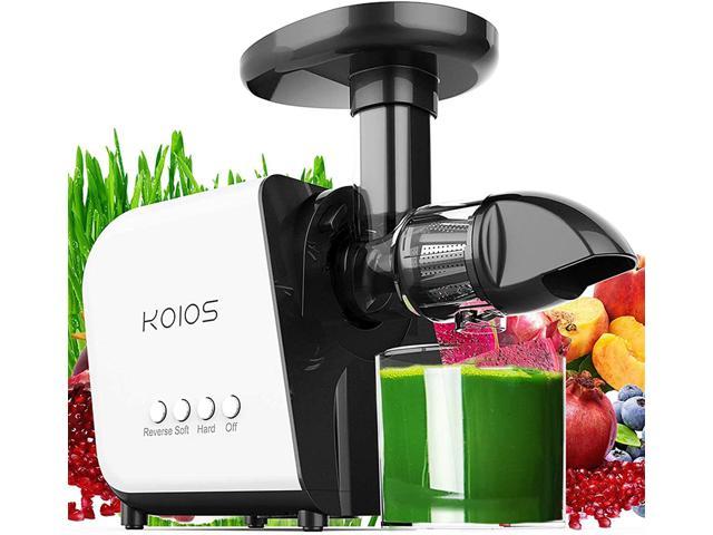 Green Recipes for Vegetables and Fruits Slow Masticating for Long Lasting Fresh and Healthy Juice Cold Press Juicers with 3 Mode BPA-Free Juicer Machines Easy to Clean with Brush 