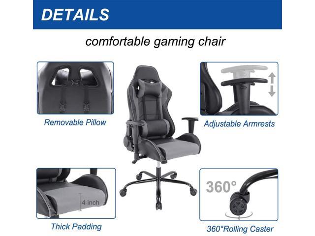 Milemont Gaming Chair Racing Style Ergonomic High Back Computer 