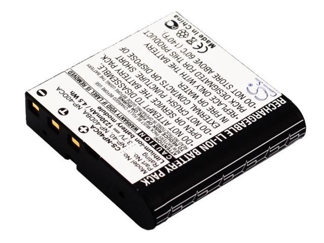 Battery Replacement for Casio Exilim Zoom EX-FC150BK Exilim Zoom
