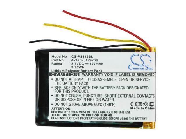 Battery for Philips GoGear SA6037 SA6044 SA6045 SA6087 SA6145 A24737 ...